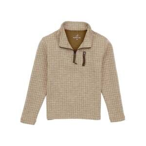 NEW PROPERLY TIED boy's delta pullover sweatshirt in white oak